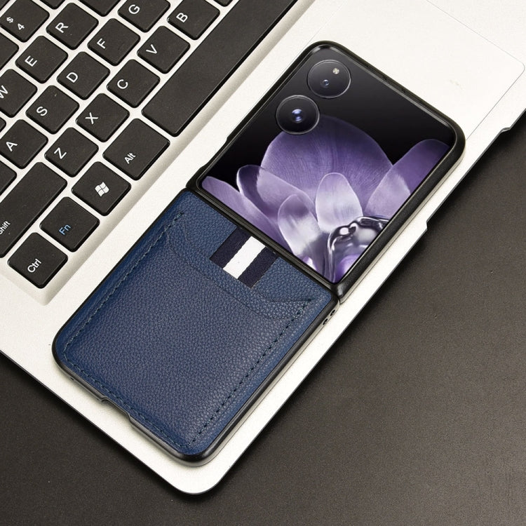 For Xiaomi Mix Flip Litchi Texture Card Slots Back Cover Phone Case