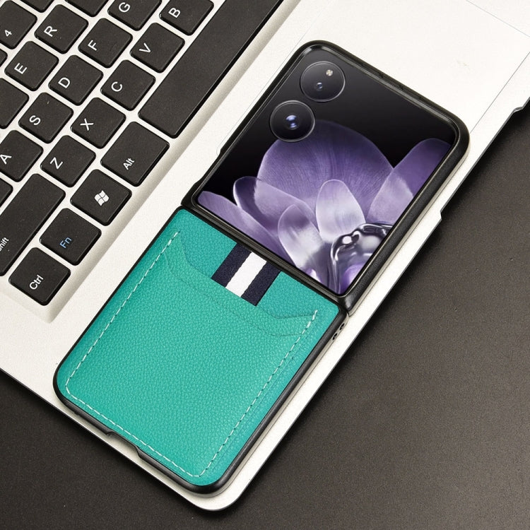 For Xiaomi Mix Flip Litchi Texture Card Slots Back Cover Phone Case