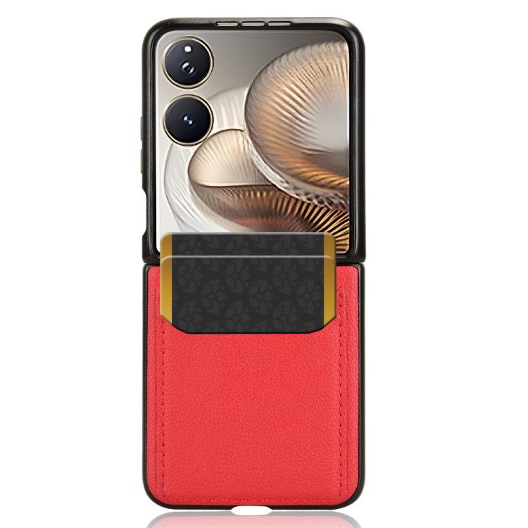 For Xiaomi Mix Flip 2 Litchi Texture Card Slots Back Cover Phone Case