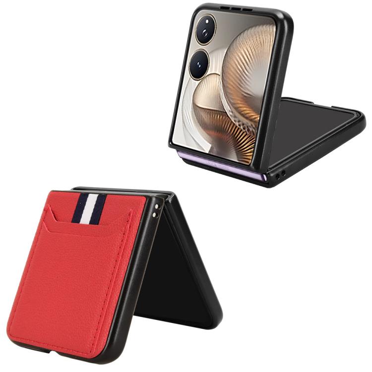 For Xiaomi Mix Flip 2 Litchi Texture Card Slots Back Cover Phone Case