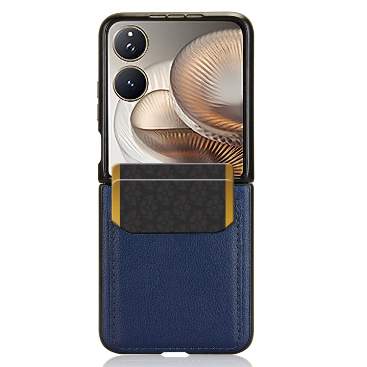For Xiaomi Mix Flip 2 Litchi Texture Card Slots Back Cover Phone Case