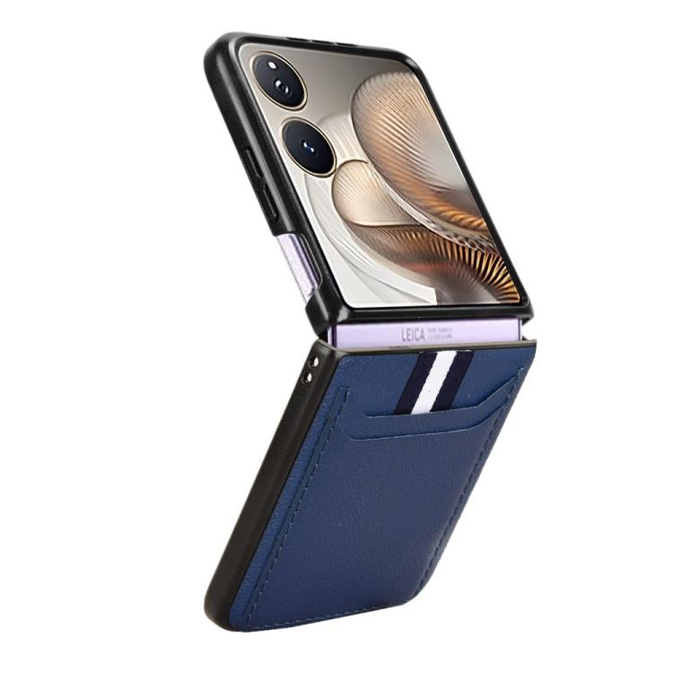 For Xiaomi Mix Flip 2 Litchi Texture Card Slots Back Cover Phone Case