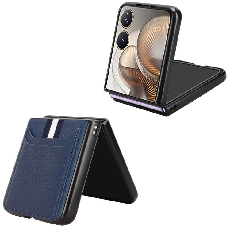For Xiaomi Mix Flip 2 Litchi Texture Card Slots Back Cover Phone Case