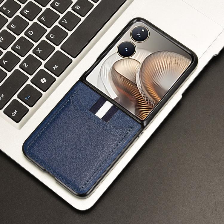 For Xiaomi Mix Flip 2 Litchi Texture Card Slots Back Cover Phone Case