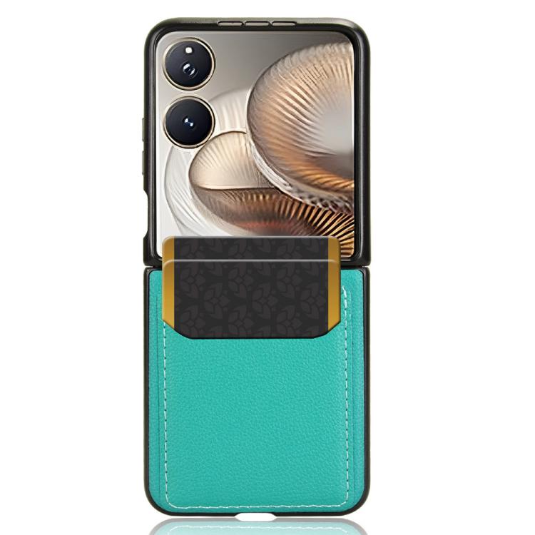 For Xiaomi Mix Flip 2 Litchi Texture Card Slots Back Cover Phone Case