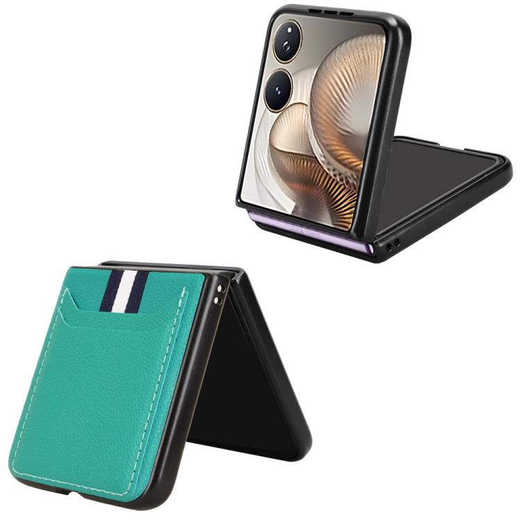 For Xiaomi Mix Flip 2 Litchi Texture Card Slots Back Cover Phone Case