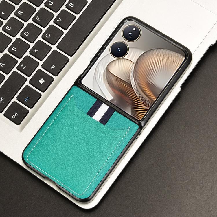 For Xiaomi Mix Flip 2 Litchi Texture Card Slots Back Cover Phone Case