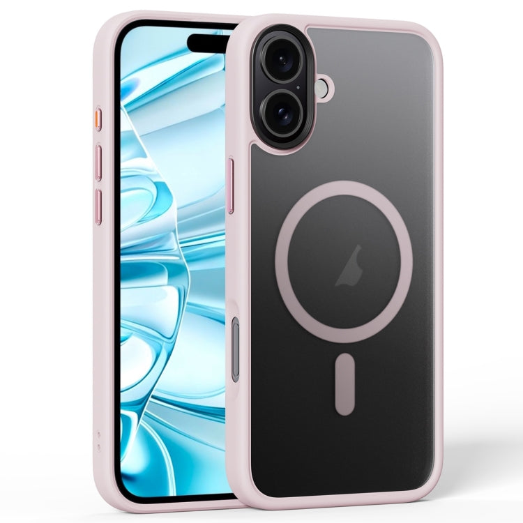 For iPhone 16 Plus Frosted MagSafe Magnetic Phone Case