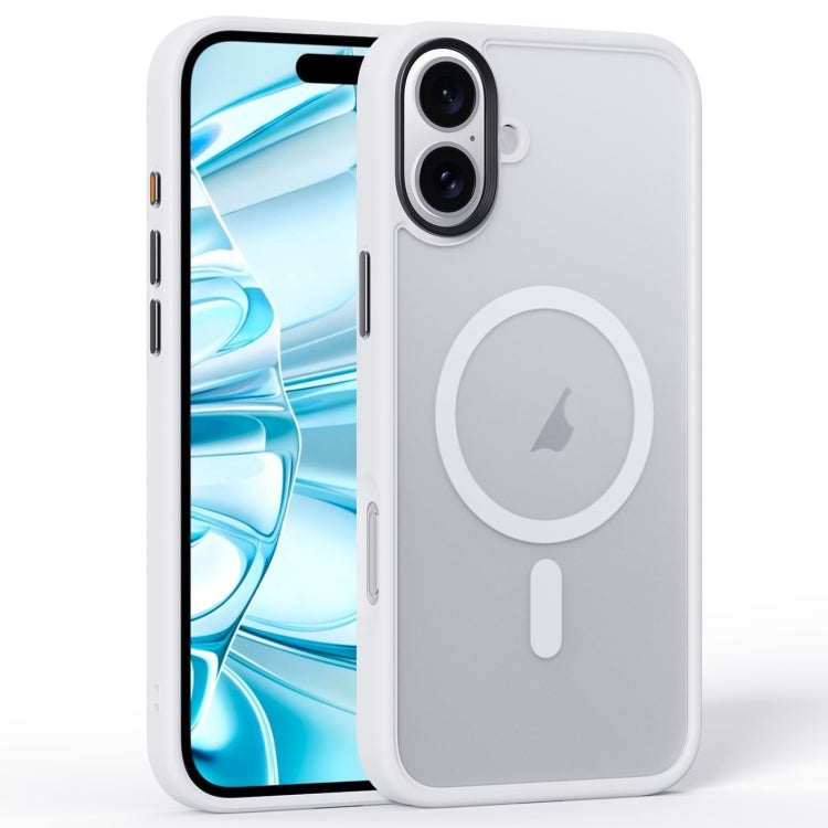 For iPhone 16 Frosted MagSafe Magnetic Phone Case