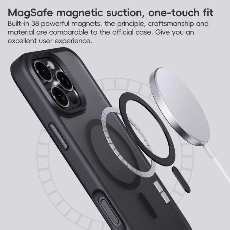 For iPhone 16 Plus Frosted MagSafe Magnetic Phone Case