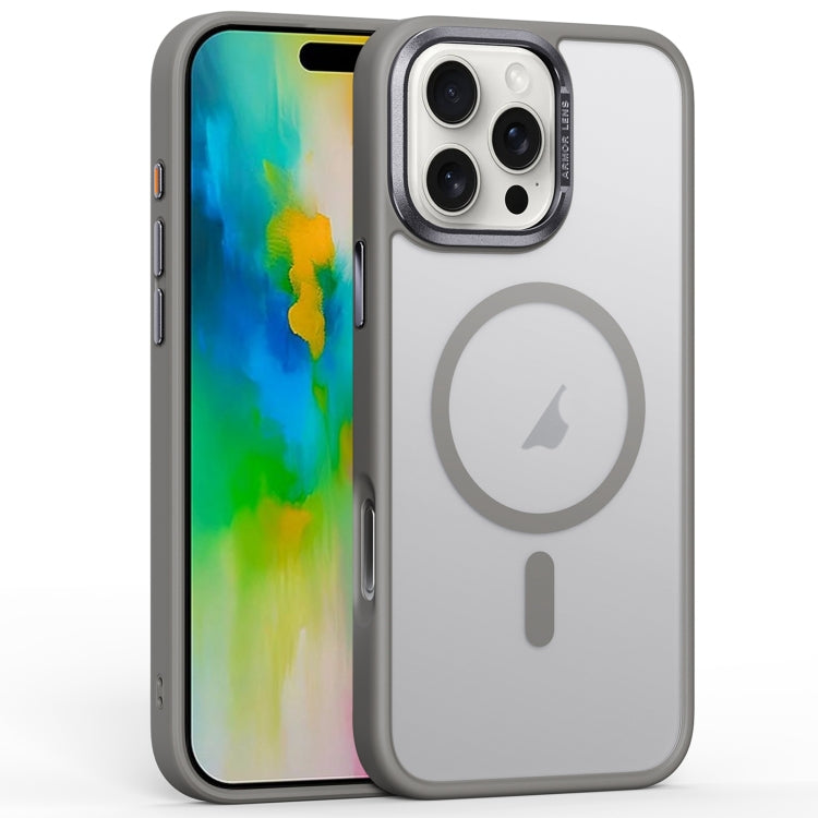 For iPhone 16 Pro Max Frosted MagSafe Magnetic Phone Case
