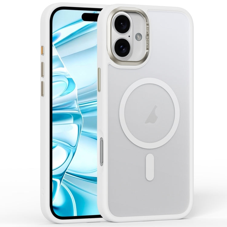 For iPhone 16 Plus Frosted MagSafe Magnetic Phone Case