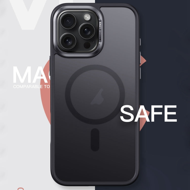 For iPhone 16 Plus Frosted MagSafe Magnetic Phone Case