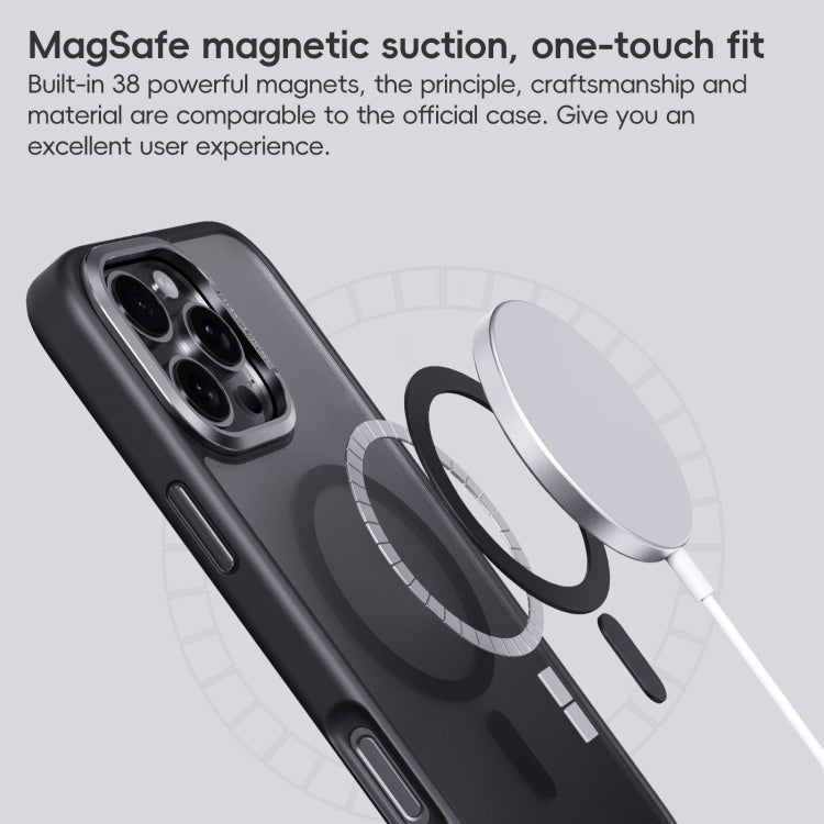 For iPhone 16 Plus Frosted MagSafe Magnetic Phone Case