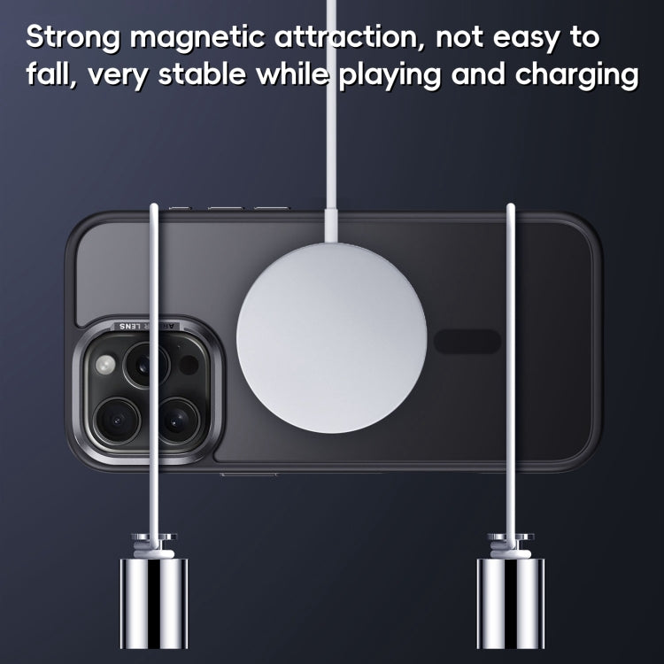 For iPhone 16 Plus Frosted MagSafe Magnetic Phone Case