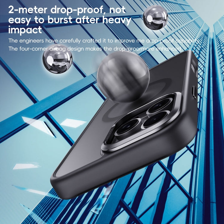 For iPhone 16 Plus Frosted MagSafe Magnetic Phone Case