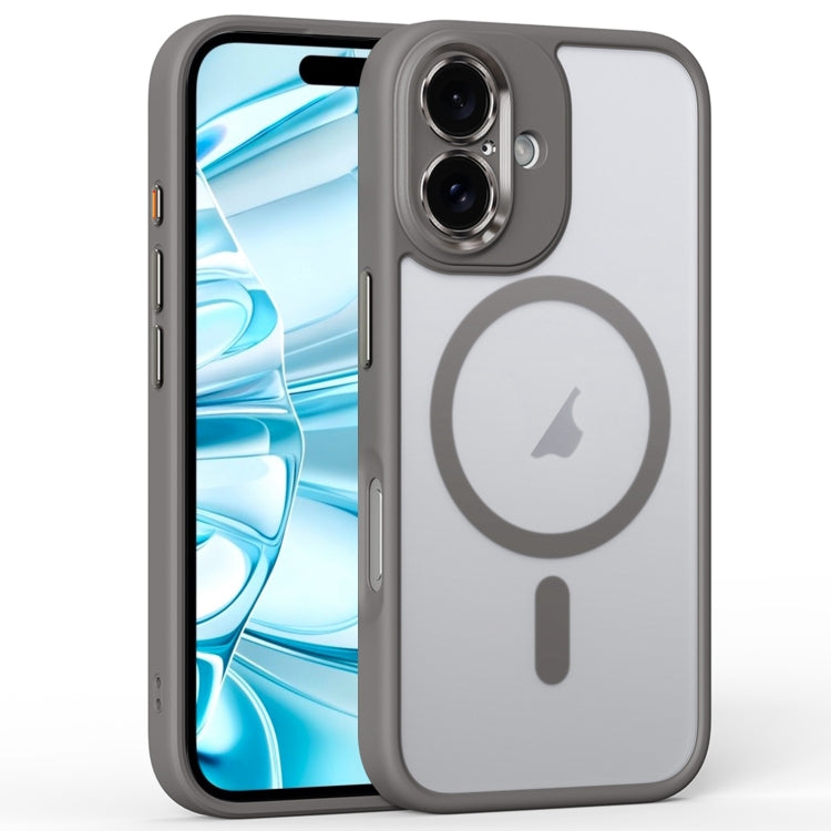 For iPhone 16 Fine Hole Frosted MagSafe Magnetic Phone Case
