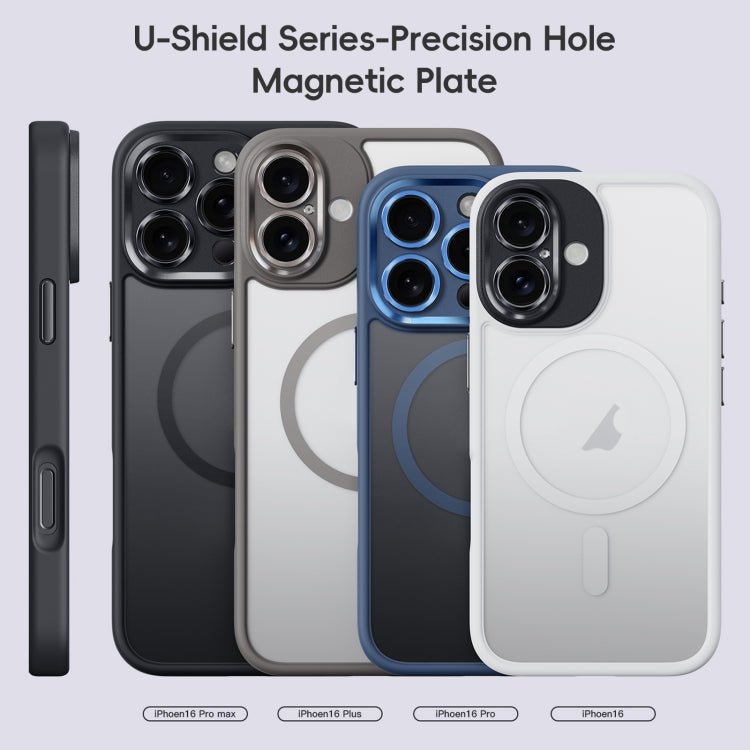 For iPhone 16 Fine Hole Frosted MagSafe Magnetic Phone Case