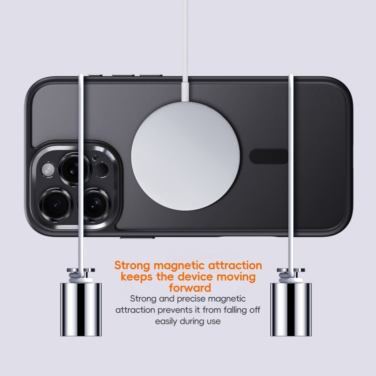 For iPhone 16 Fine Hole Frosted MagSafe Magnetic Phone Case