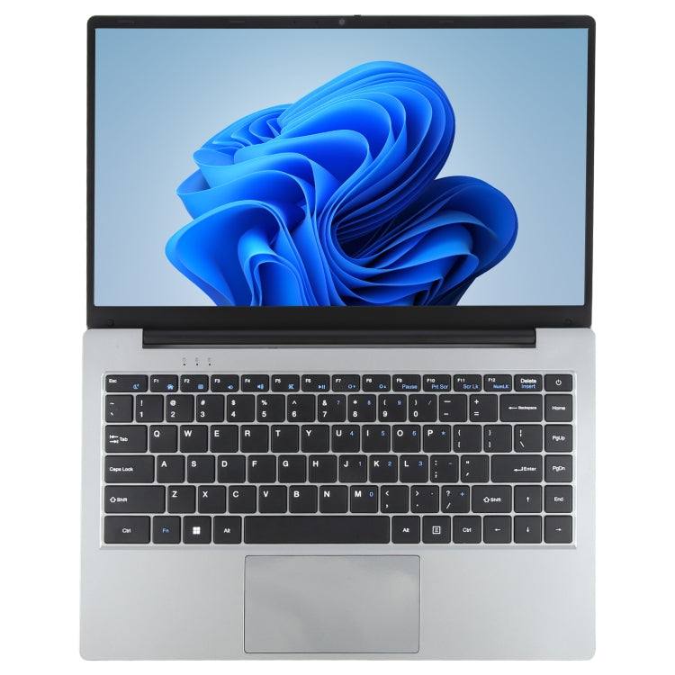 14 inch Windows 11 Laptop, 8GB+128GB, Gen 4th Intel Core i3 CPU, 180 Degree Rotation Axis - Silver