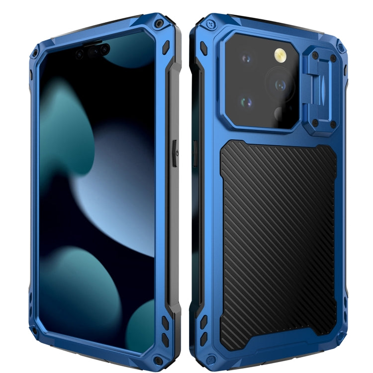 For iPhone 15 Pro Max Lens Holder Metal IP54 Life Waterproof Three-proof MagSafe Phone Case