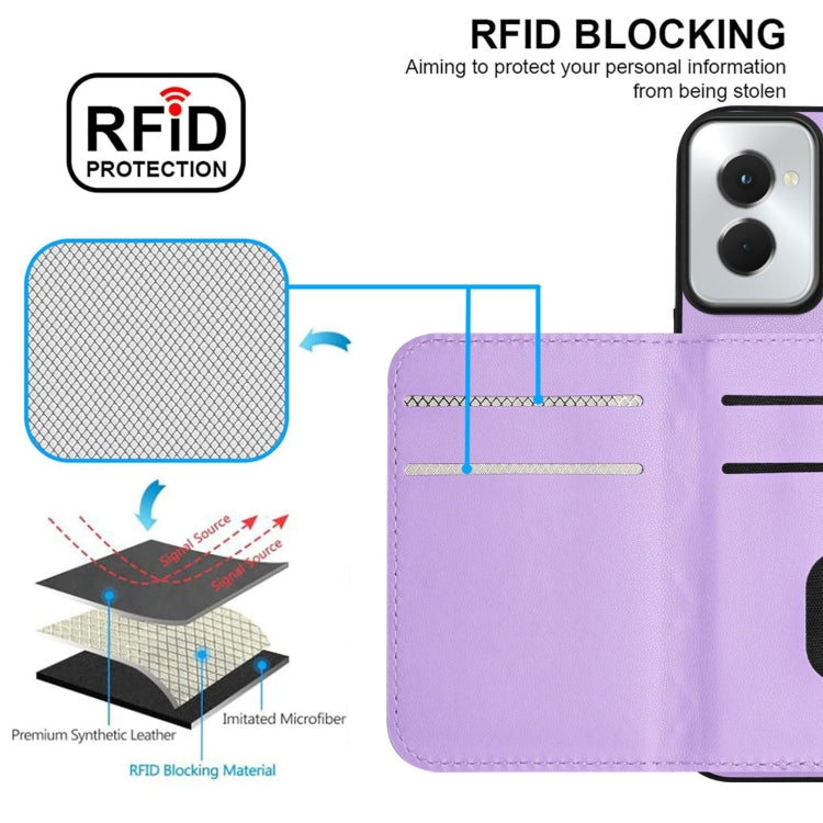 For Motorola Moto G Power 2024 5G Rhombic Texture Card Bag RFID Phone Case with Long Lanyard