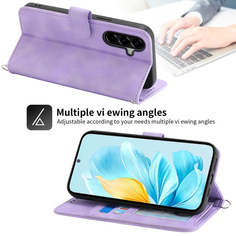 For Samsung Galaxy A37 5G Skin Feel Flowers Embossed Wallet Leather Phone Case