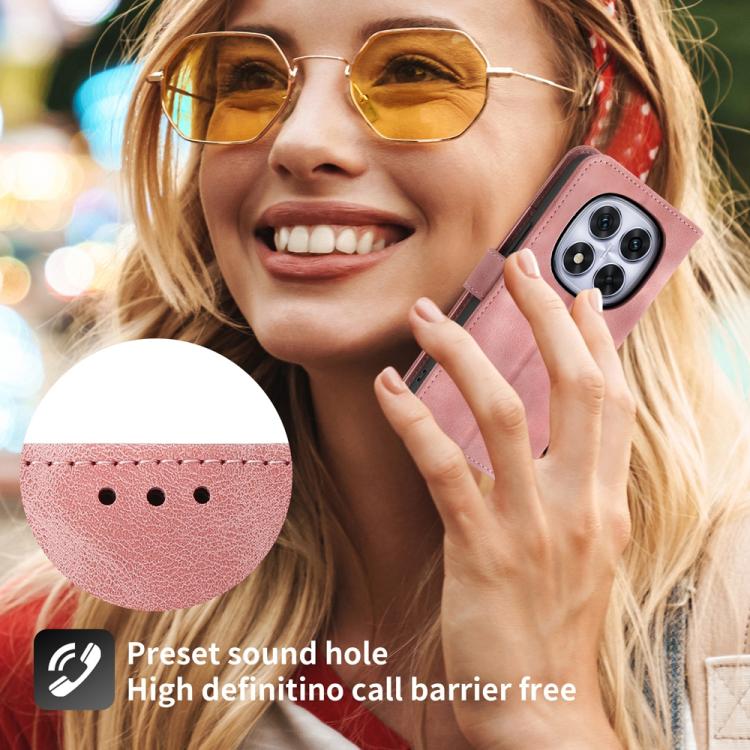 For Redmi Note 14 Pro 4G Skin Feel Flowers Embossed Wallet Leather Phone Case