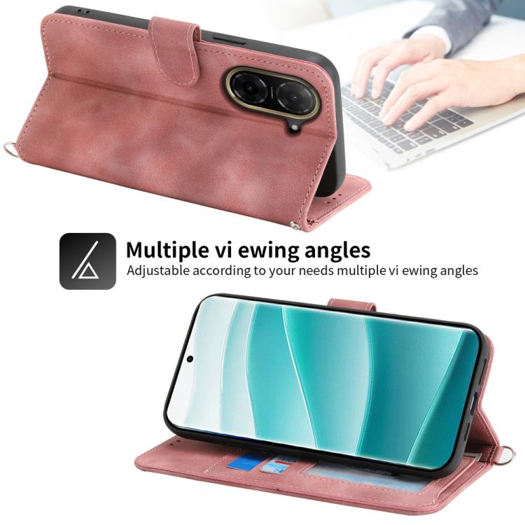 For Redmi A5 4G 171.7mm / Xiaomi Poco C71 Skin Feel Flowers Embossed Wallet Leather Phone Case