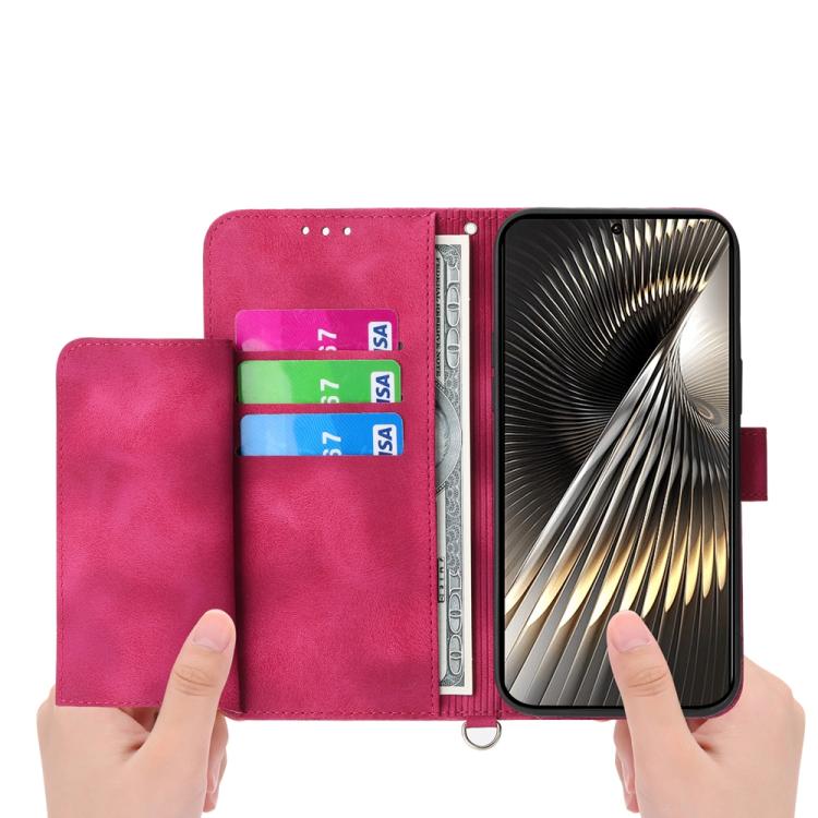 For Redmi Turbo 4 Pro / Xiaomi Poco F7 Skin Feel Flowers Embossed Wallet Leather Phone Case