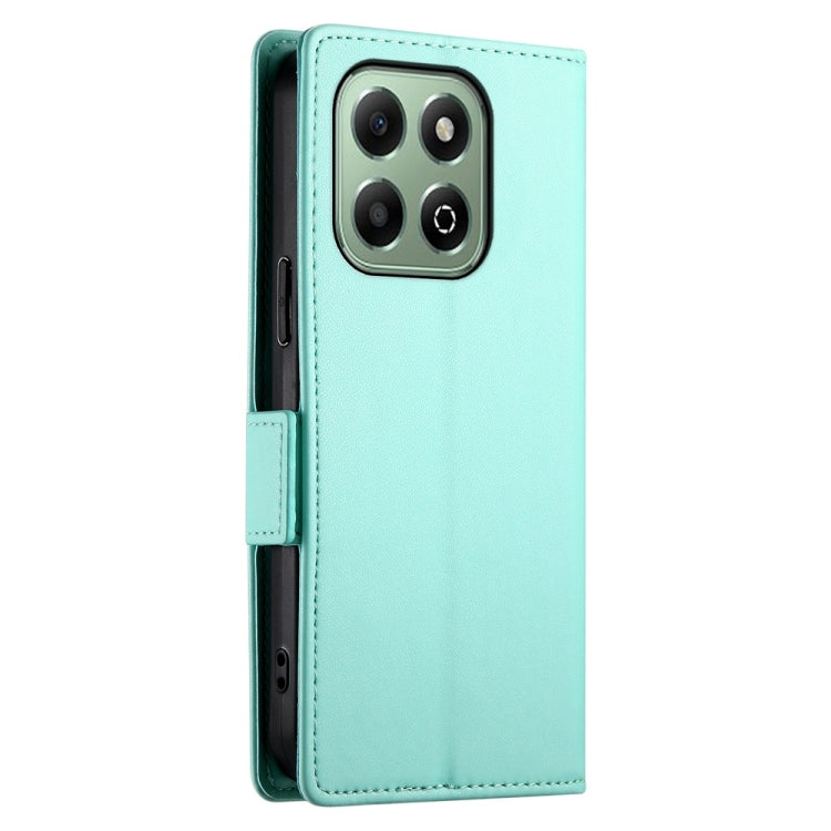 For Honor X6b Side Buckle Magnetic Frosted Leather Phone Case
