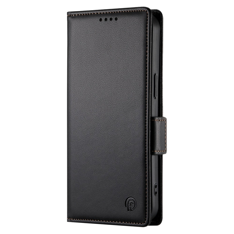 For Honor X60i Side Buckle Magnetic Frosted Leather Phone Case