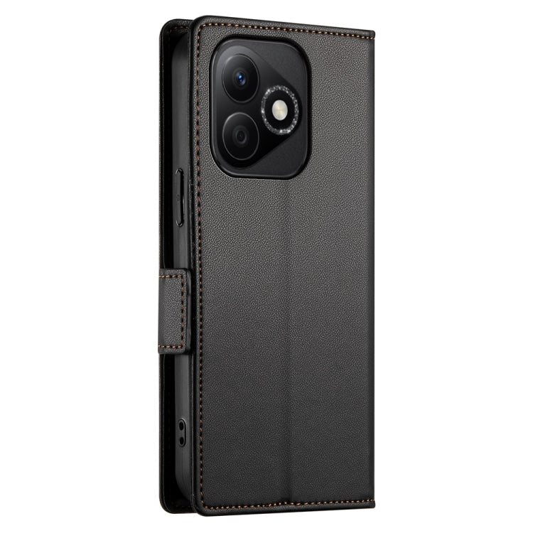 For Honor X60i Side Buckle Magnetic Frosted Leather Phone Case