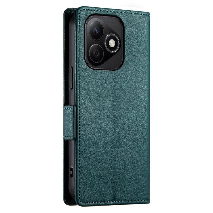For Honor X60i Side Buckle Magnetic Frosted Leather Phone Case