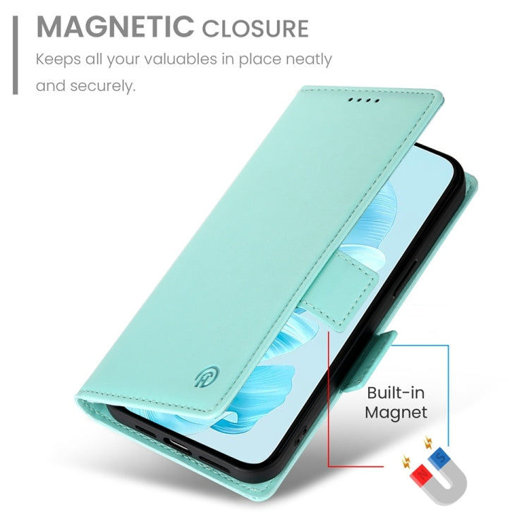 For Honor 200 Lite Global Side Buckle Magnetic Frosted Leather Phone Case