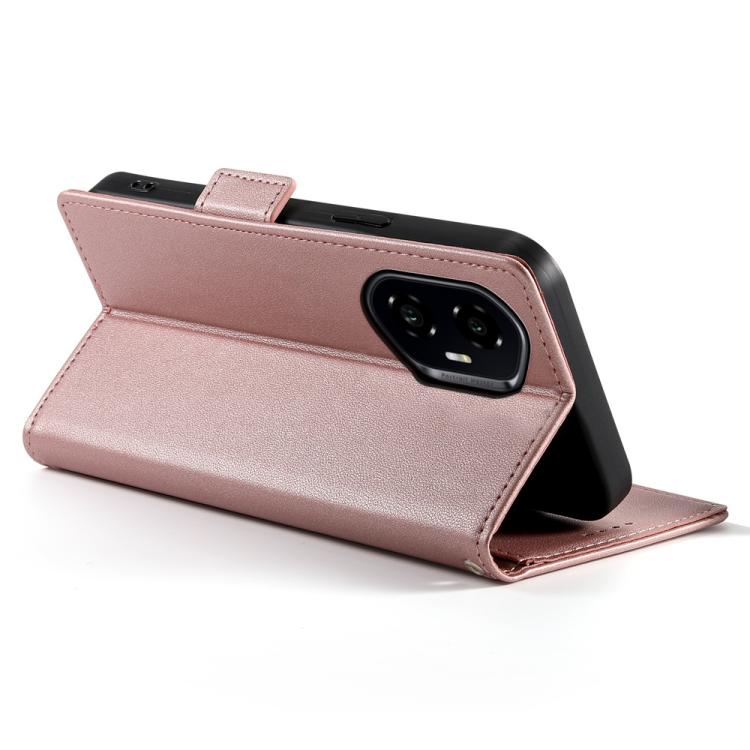 For Honor 300 Pro / 300 Ultra Side Buckle Magnetic Frosted Leather Phone Case