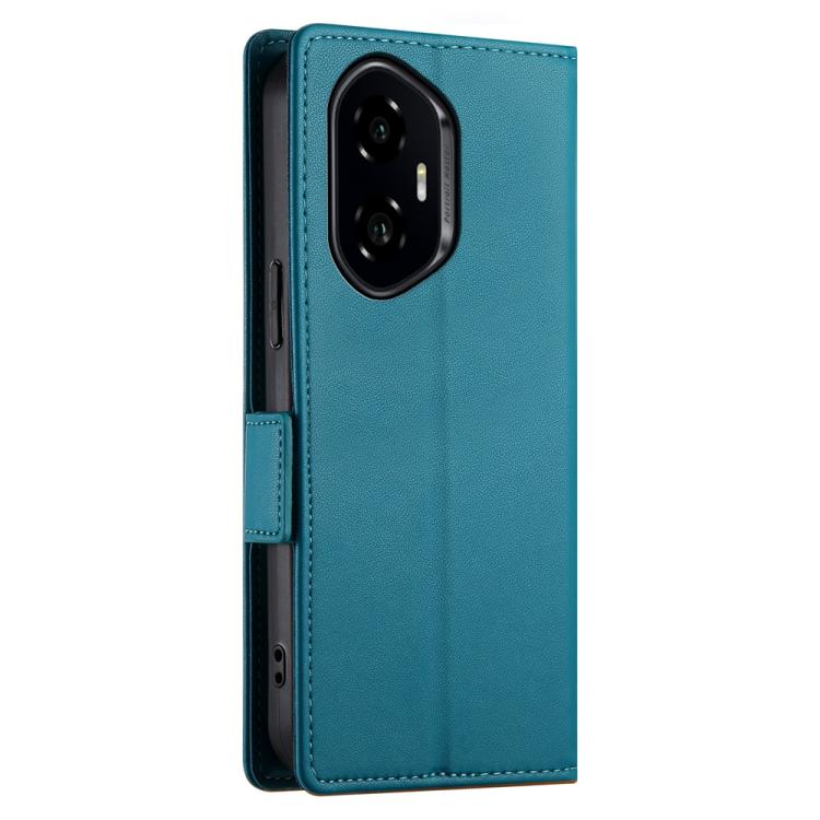 For Honor 300 Pro / 300 Ultra Side Buckle Magnetic Frosted Leather Phone Case