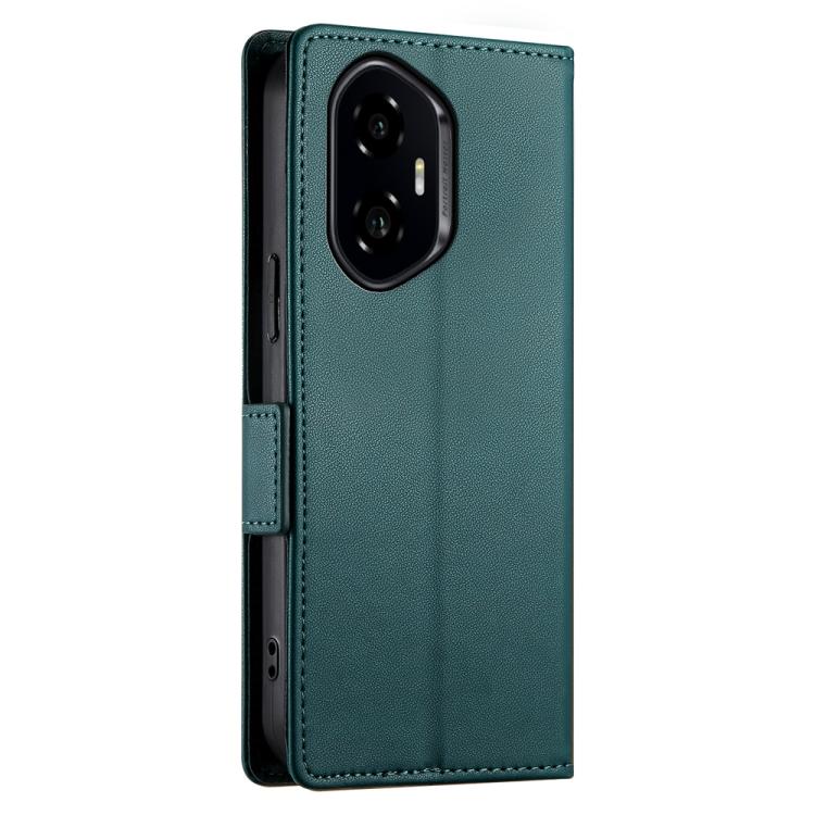 For Honor 300 Pro / 300 Ultra Side Buckle Magnetic Frosted Leather Phone Case