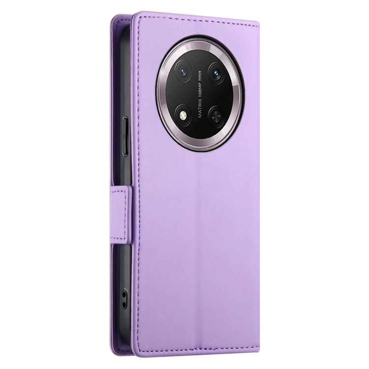 For Honor X9c Global / Magic7 Lite Side Buckle Magnetic Frosted Leather Phone Case