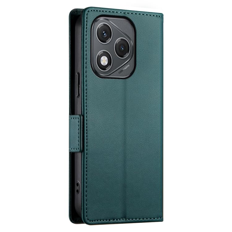 For Honor 400 Lite Global Side Buckle Magnetic Frosted Leather Phone Case
