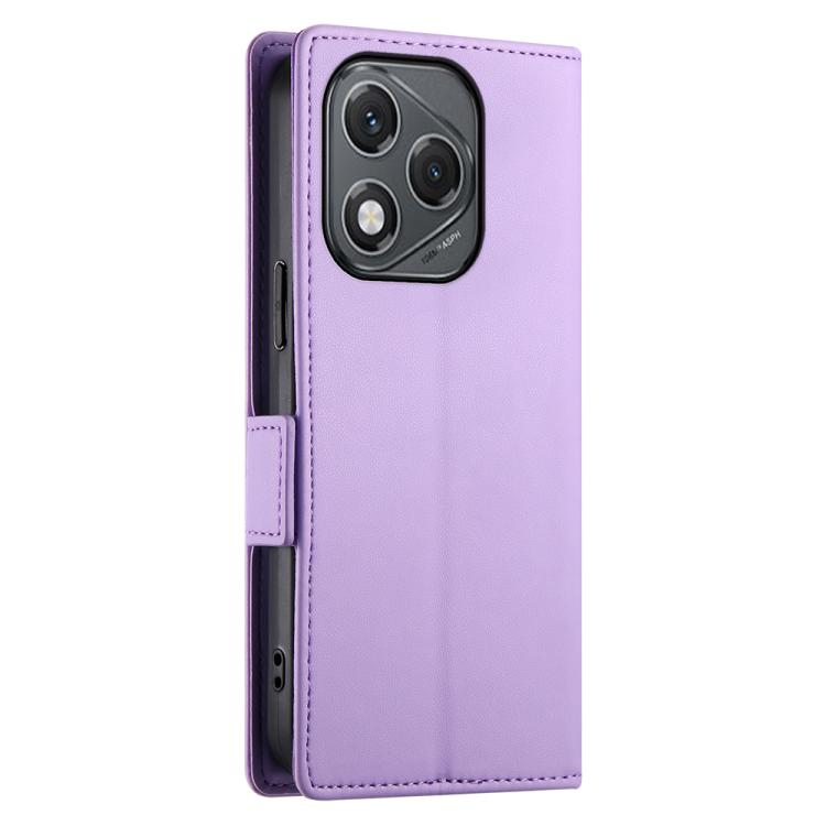 For Honor 400 Lite Global Side Buckle Magnetic Frosted Leather Phone Case