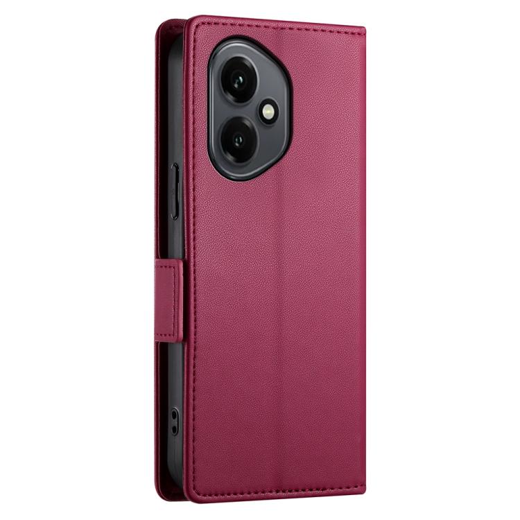 For Honor 400 Global 156.5mm Side Buckle Magnetic Frosted Leather Phone Case