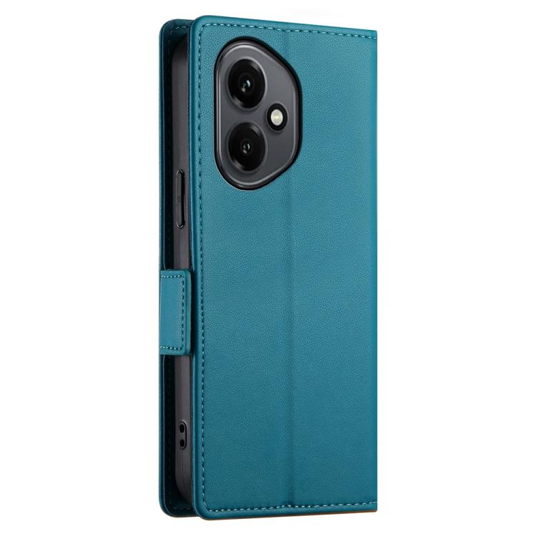For Honor 400 Global 156.5mm Side Buckle Magnetic Frosted Leather Phone Case