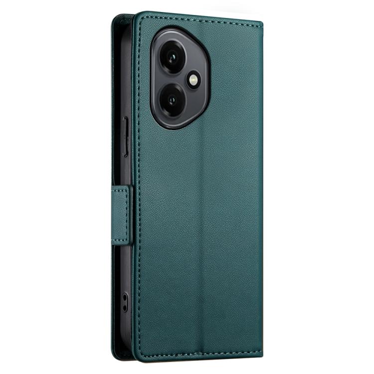 For Honor 400 Global 156.5mm Side Buckle Magnetic Frosted Leather Phone Case