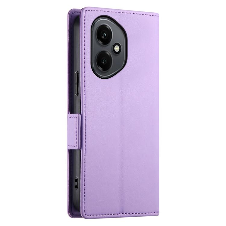For Honor 400 Global 156.5mm Side Buckle Magnetic Frosted Leather Phone Case