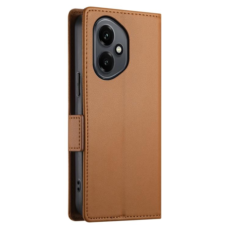 For Honor 400 Global 156.5mm Side Buckle Magnetic Frosted Leather Phone Case