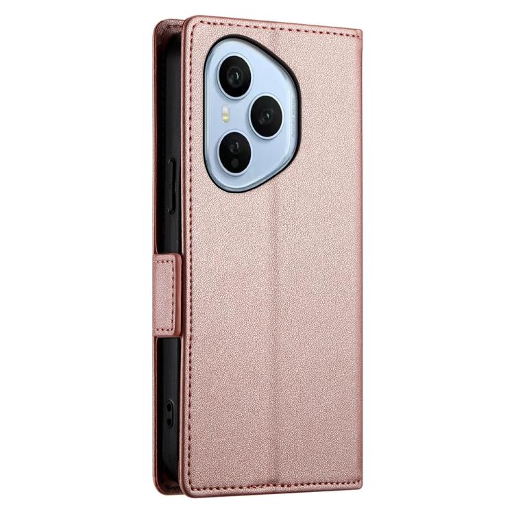 For Honor 400 Pro Global 160.8mm Side Buckle Magnetic Frosted Leather Phone Case