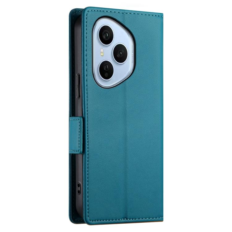 For Honor 400 Pro Global 160.8mm Side Buckle Magnetic Frosted Leather Phone Case