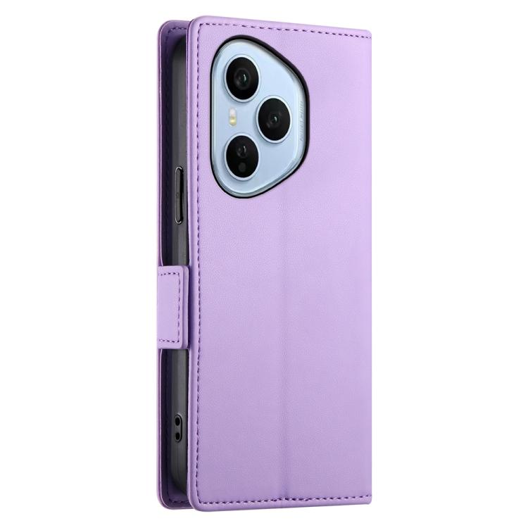 For Honor 400 Pro Global 160.8mm Side Buckle Magnetic Frosted Leather Phone Case