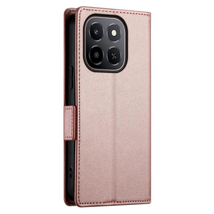 For Honor X6c 4G / X5b / X5b Plus Side Buckle Magnetic Frosted Leather Phone Case